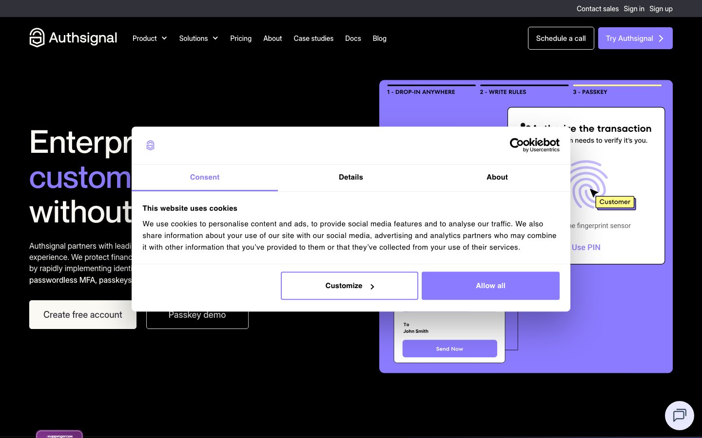 Preview of Authsignal