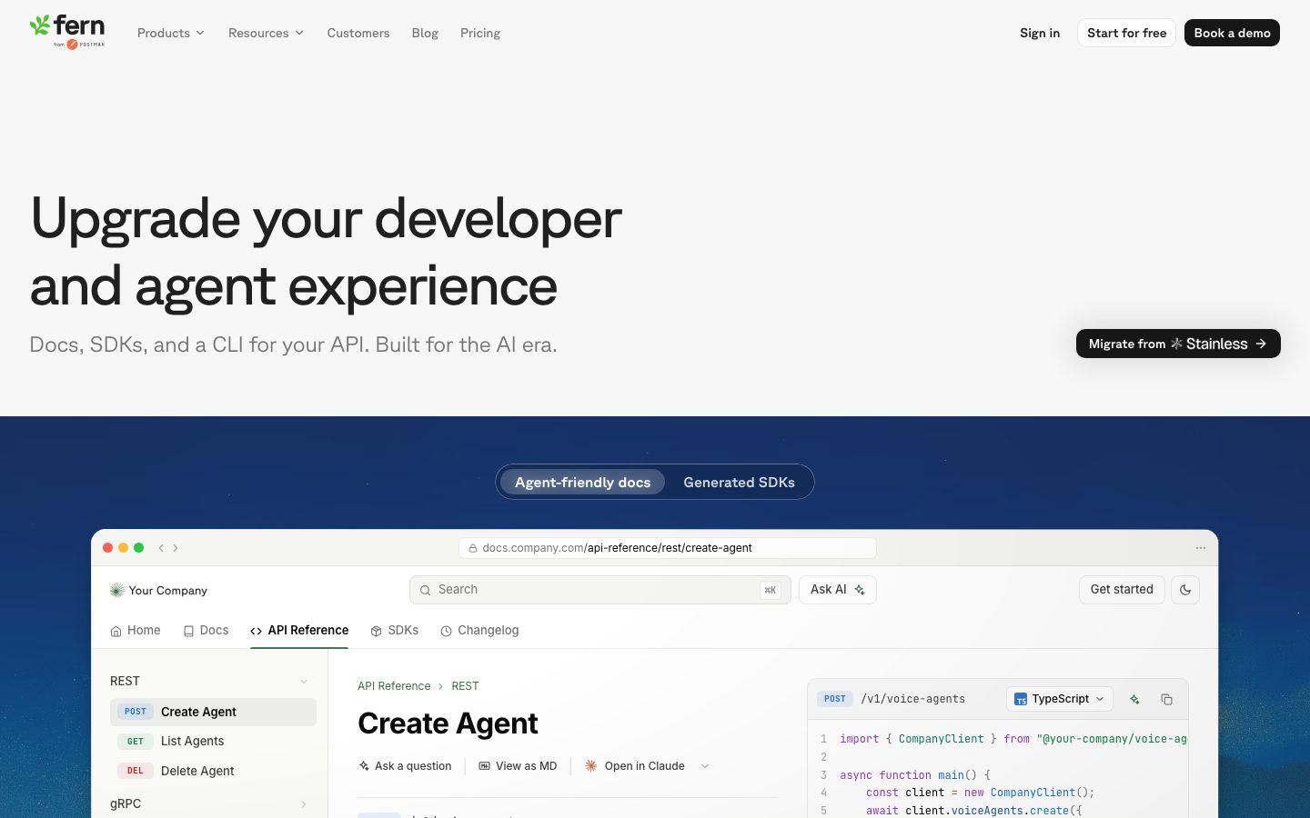 Preview of BuildWithFern