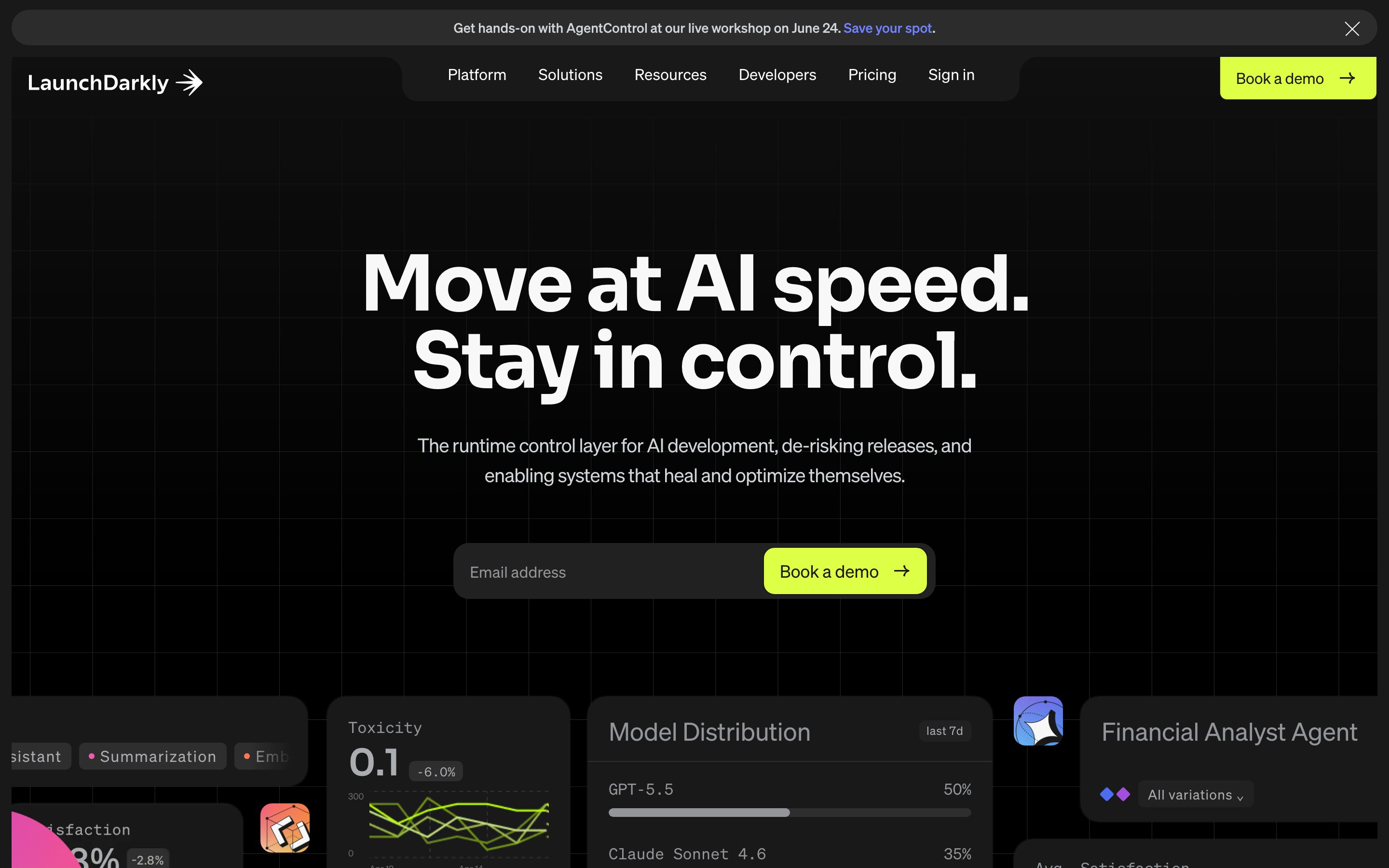 Preview of LaunchDarkly