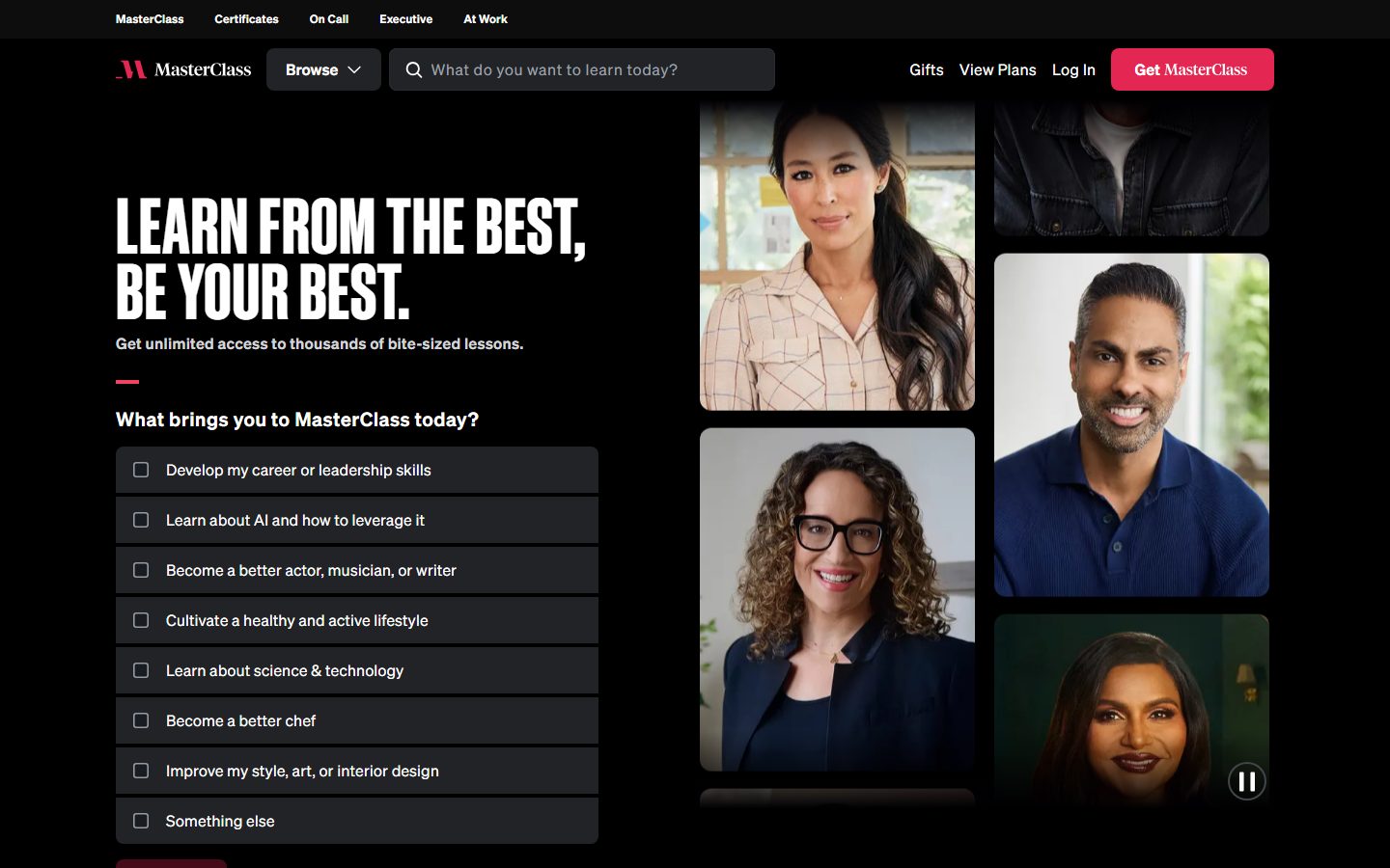 Preview of MasterClass