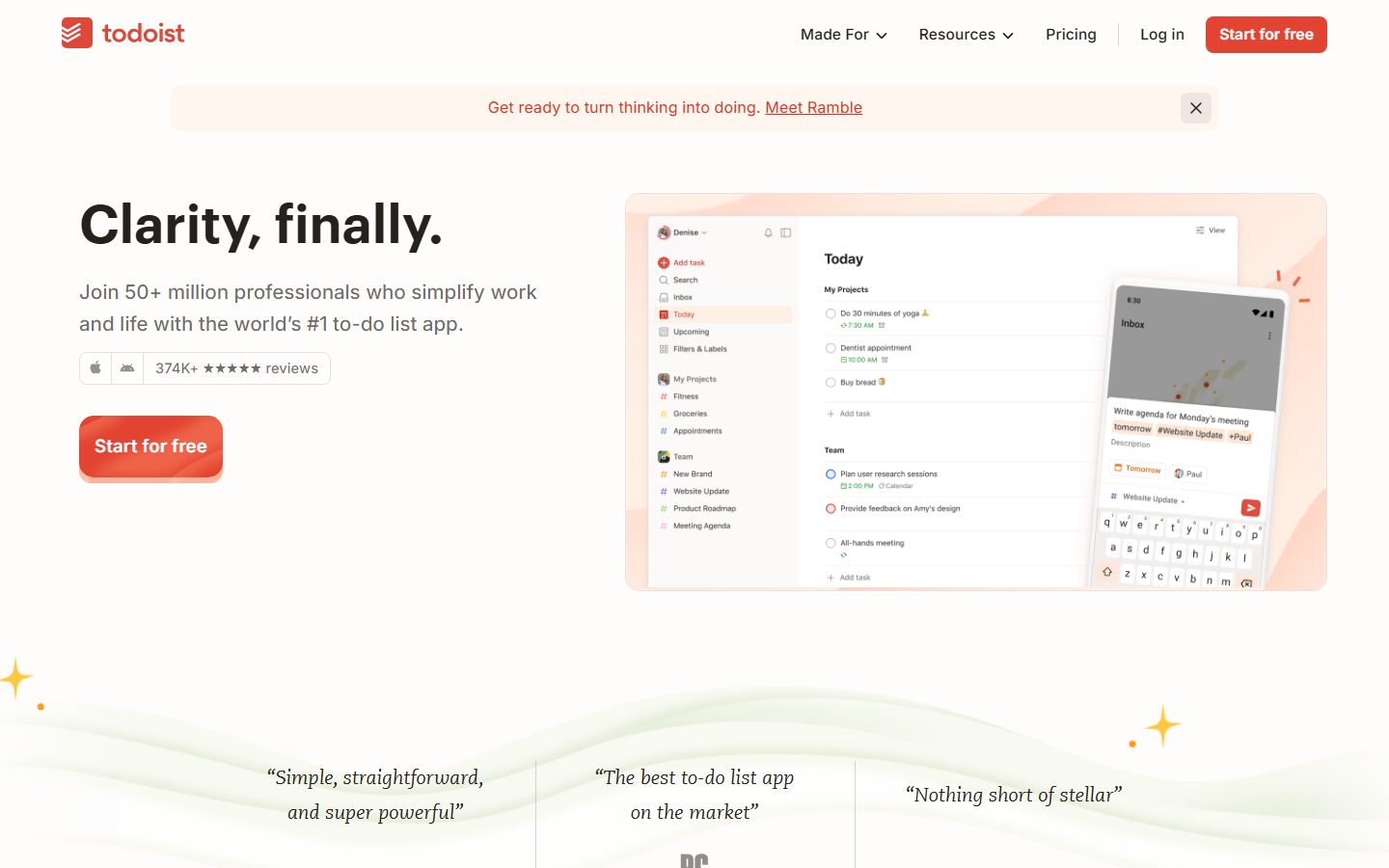 Preview of Todoist
