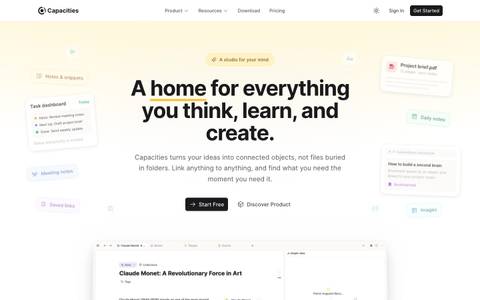 Capacities design