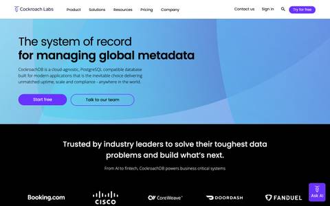 CockroachLabs design