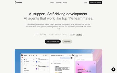 Gleap design