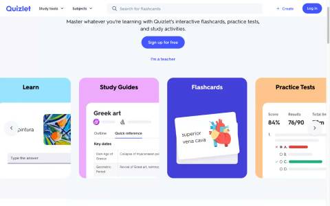Quizlet design