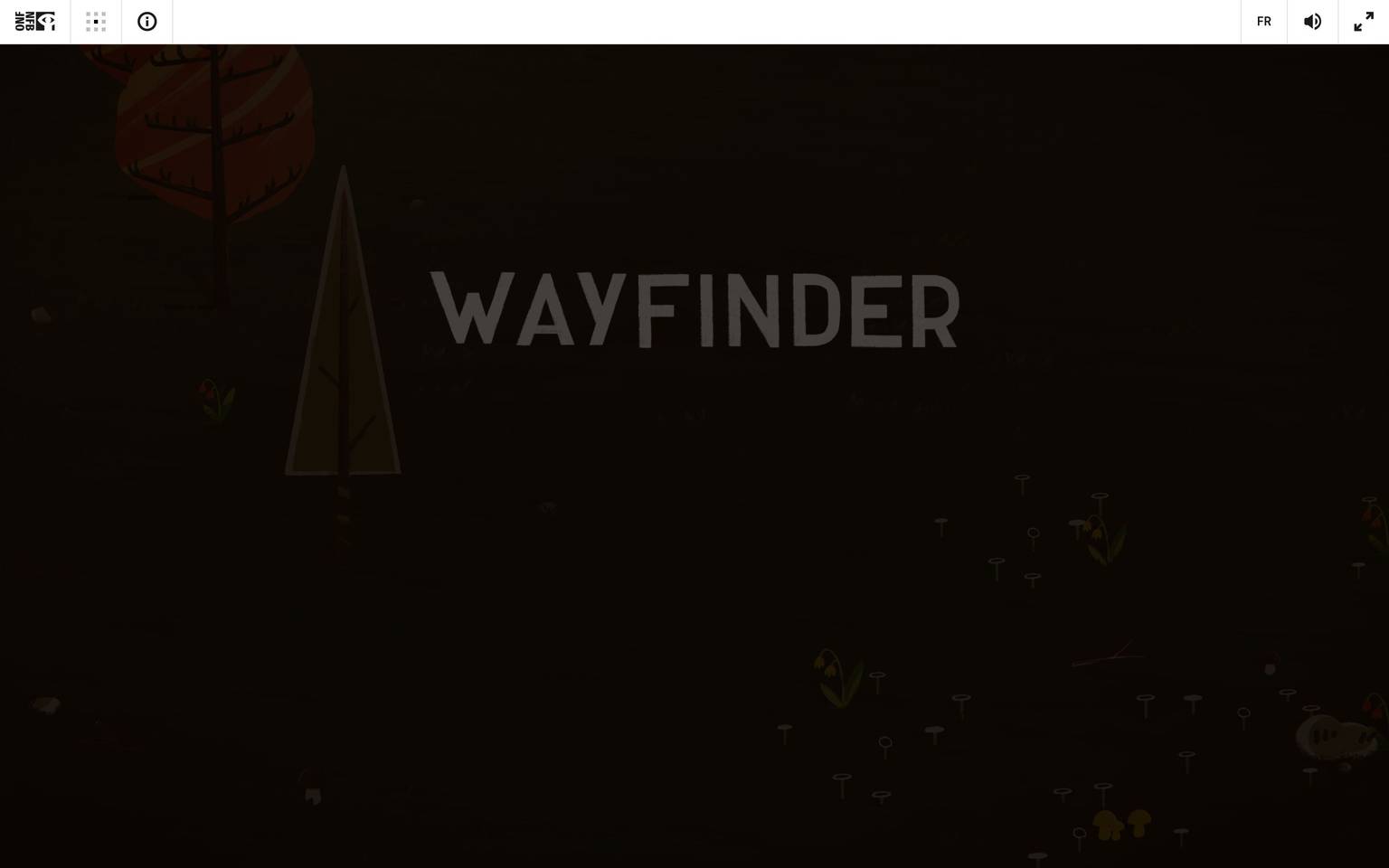 Wayfinder homepage design, full-page screenshot