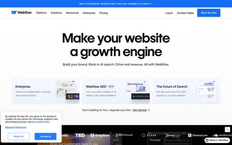 Webflow design